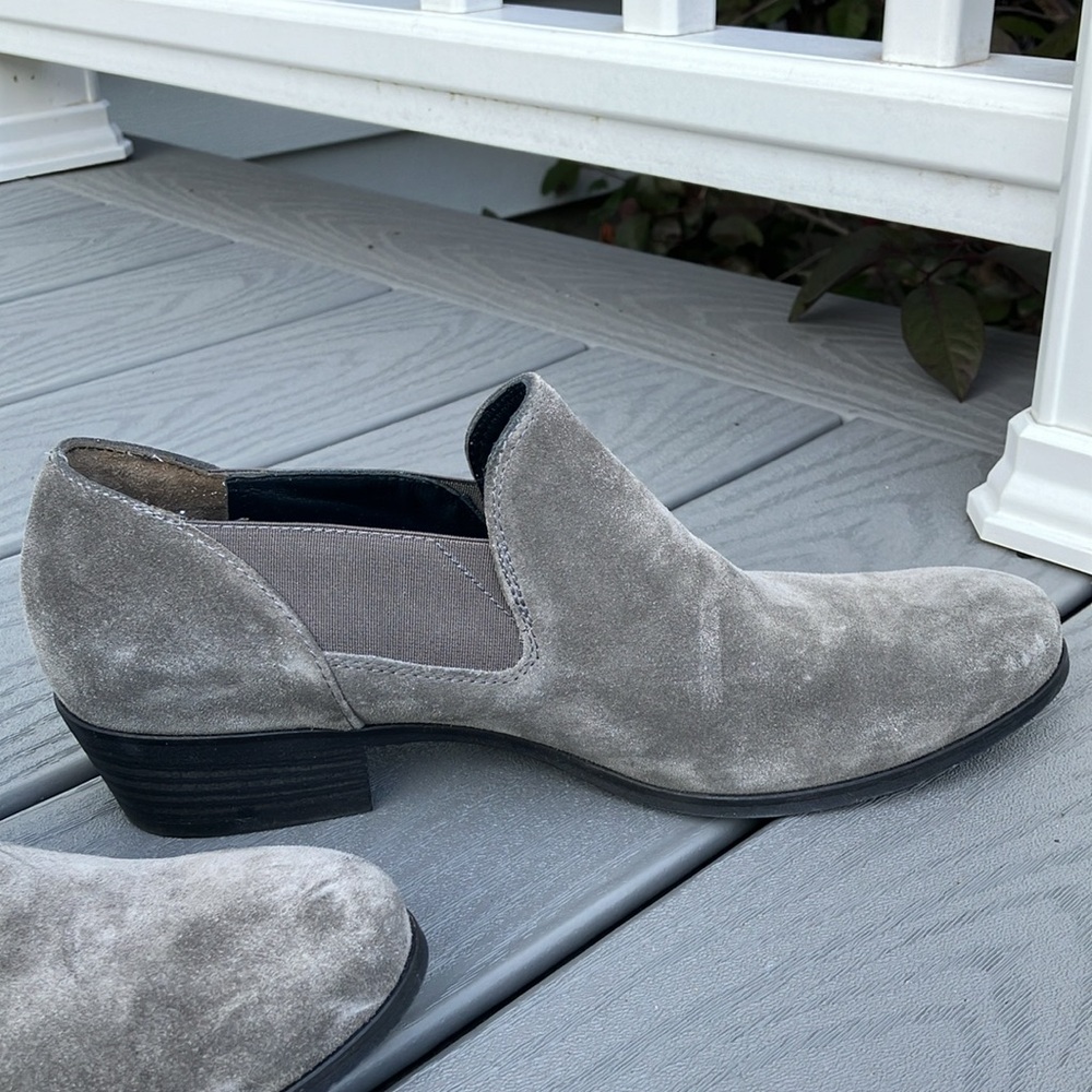 PAUL GREEN Women’s Suede Ankle Boots Grey Size 7 - Picture 3 of 12
